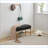 Storage Bench, Modern Linen Upholstered End of Bed Bench with Metal Legs, 300 LB for Bedroom Entryway Living Room | Linen | Black-1797694365