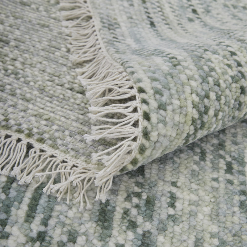 Branson Wool Area Rug in Ivory, Rectangle 2' x 3'