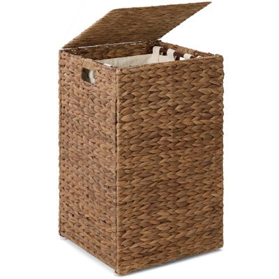 Petit panier à linge avec couvercle