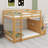 Stylish Bunk Bed Featuring LED Lights, USB Ports, Shelves and Storage Drawers-979981203