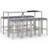 Dalimil Bar Set with Stools-143167007-143167006