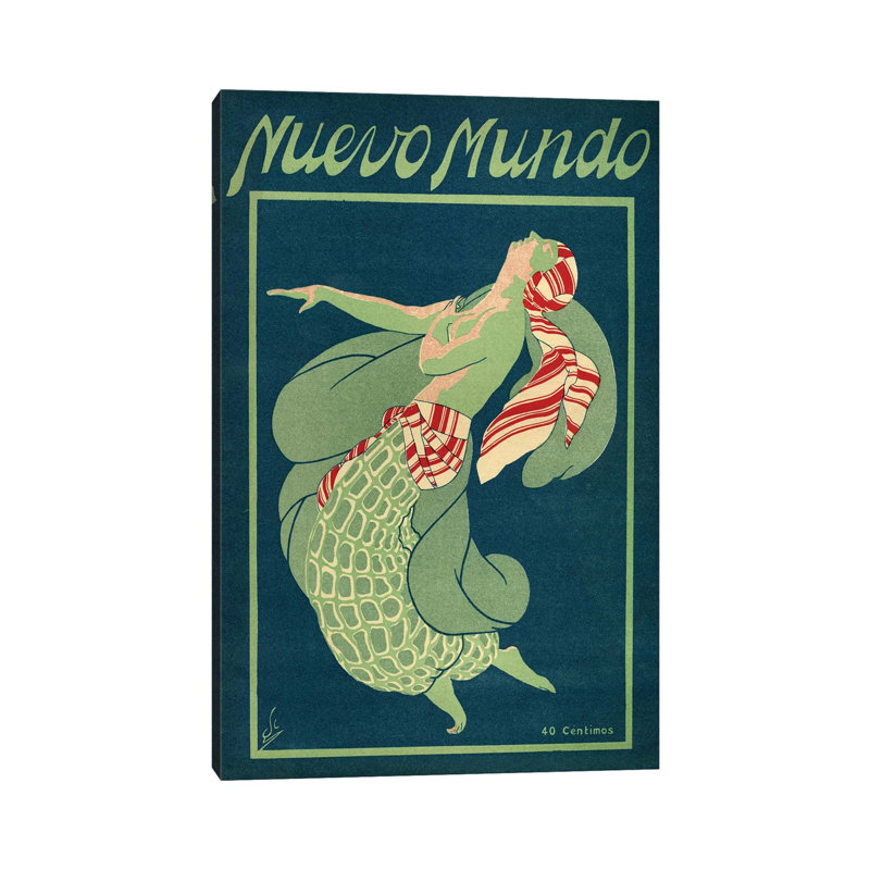 1931 Nuevo Mundo Magazine Cover by The Advertising Archives - No Frame Gallery-Wrapped Canvas Giclée on Canvas