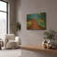 «Mitten With Sunburst» par Chris Vest, art mural en métal doré, 16 po x 12 po-713163439