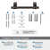 Davenport Chrome Transitional Pivoting Double Post Toilet Paper Holder