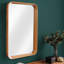Leeman Solid Wood Rectangle Wall Mirror
