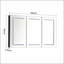 Armoire à pharmacie 48 po x 30 po à DEL avec miroir, douilles, à intensité variable et fonction antibuée