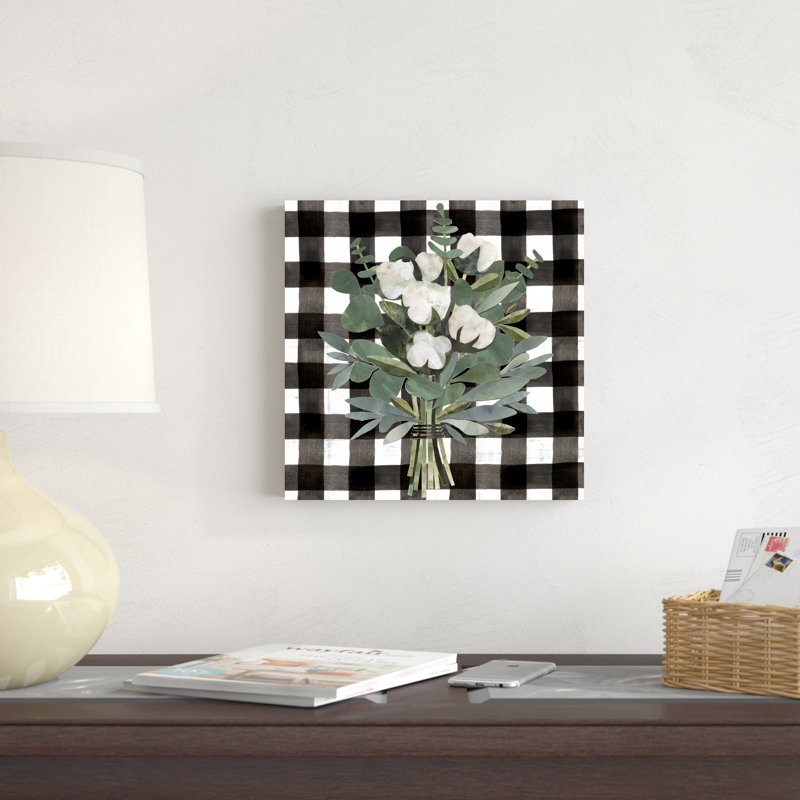 Bouquet de papier Buffalo, H 12 po x l 12 po x P 1,25 po