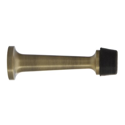 Nostalgic Warehouse Rubber Tipped Brass Baseboard Stop & Reviews 