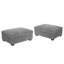 41.75cm Wide Rectangle No Pattern Footstool Ottoman-538956584