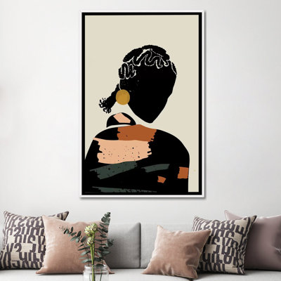 Poils noirs - Impression sur toile