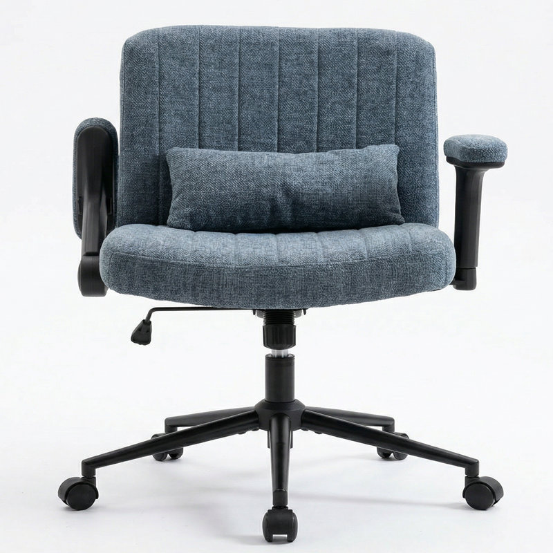 Chaise de bureau Criss Cross, Bleu très foncé