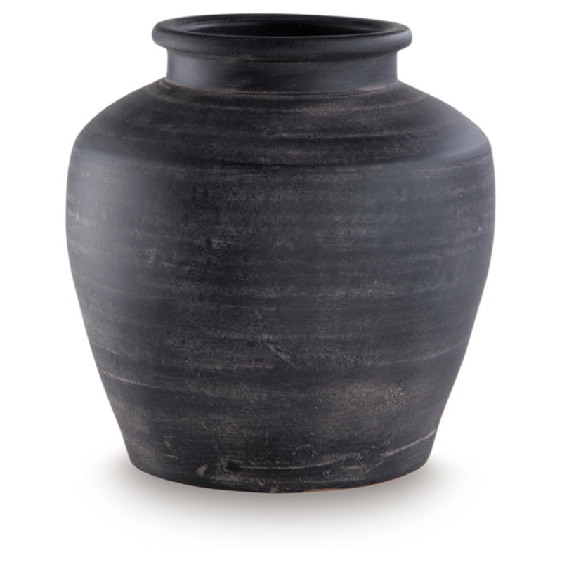 Ashly Vase, Black