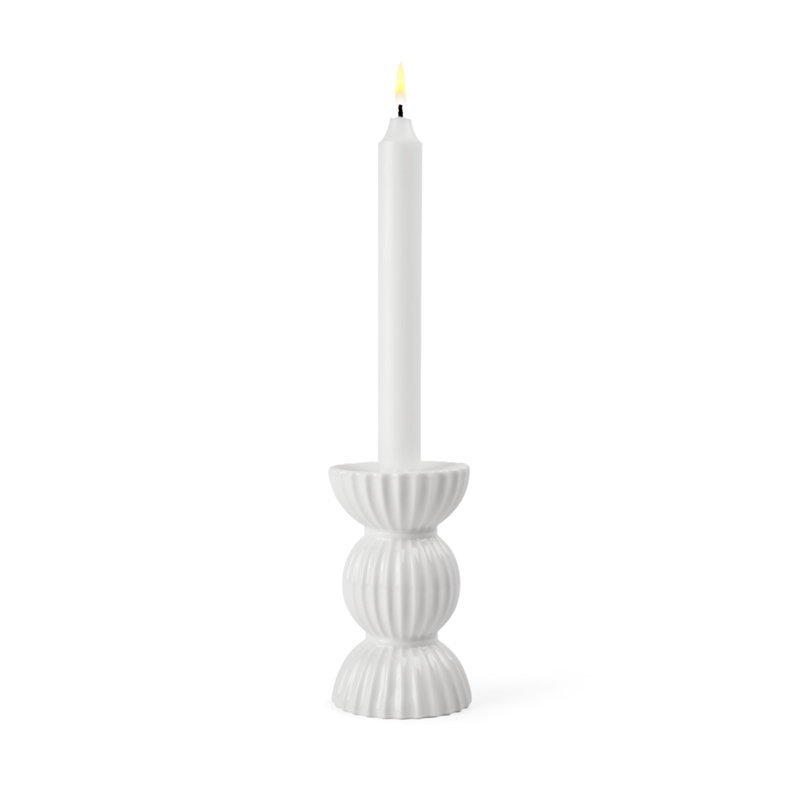 Bougeoir en porcelaine de table Lyngby Tura