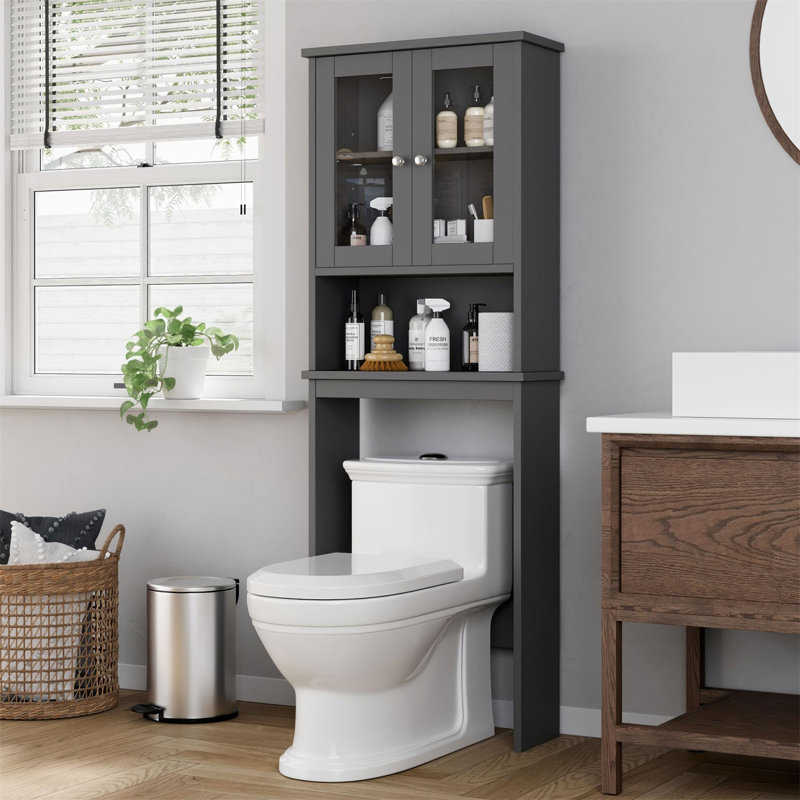 Over The Toilet Storage, Gray
