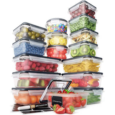 Cheria 7 Container Food Storage Set Prep & Savour