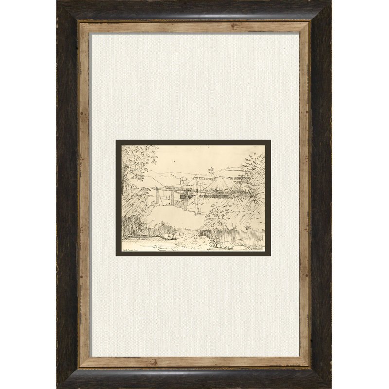 Bahamas Travel Study IV Framed Drawing Print