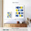 Avery bleu jaune moderne II-108360568
