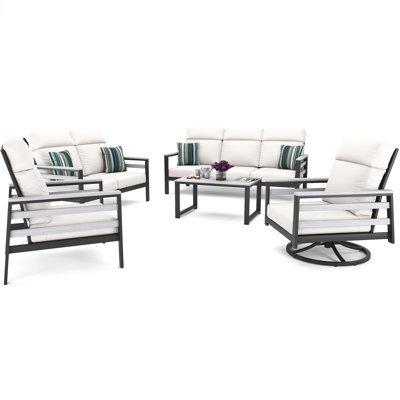 Ostby 7 Person Seating Group With Sunbrella Cushions