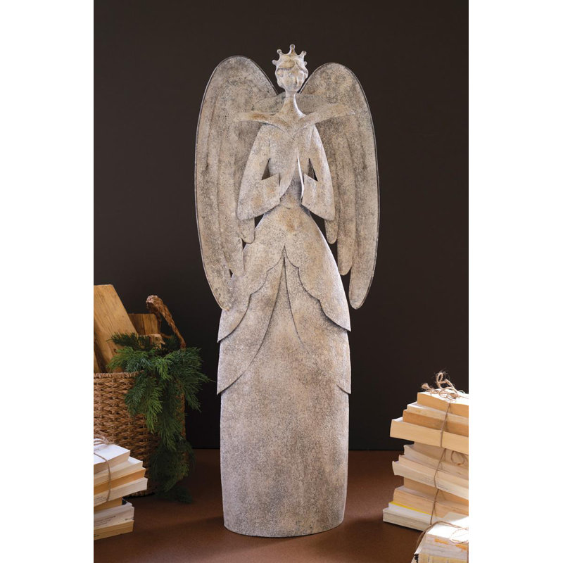 Figurine rustique de Noël en métal Kalalou
