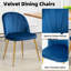 Chaise d'appoint empilable en velours-475249294