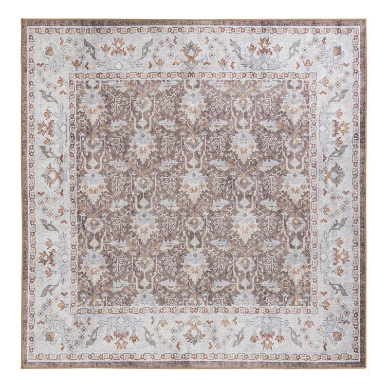 Makensley Performance Chenille Floral Indoor Rug