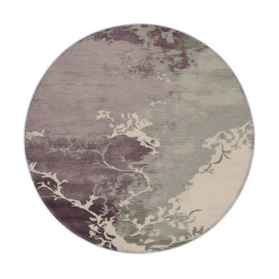 Tapis intérieur et extérieur gris Watercolor