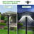 100W 5000K Tunable LED Outdoor Lamp Post Lights with Photocell