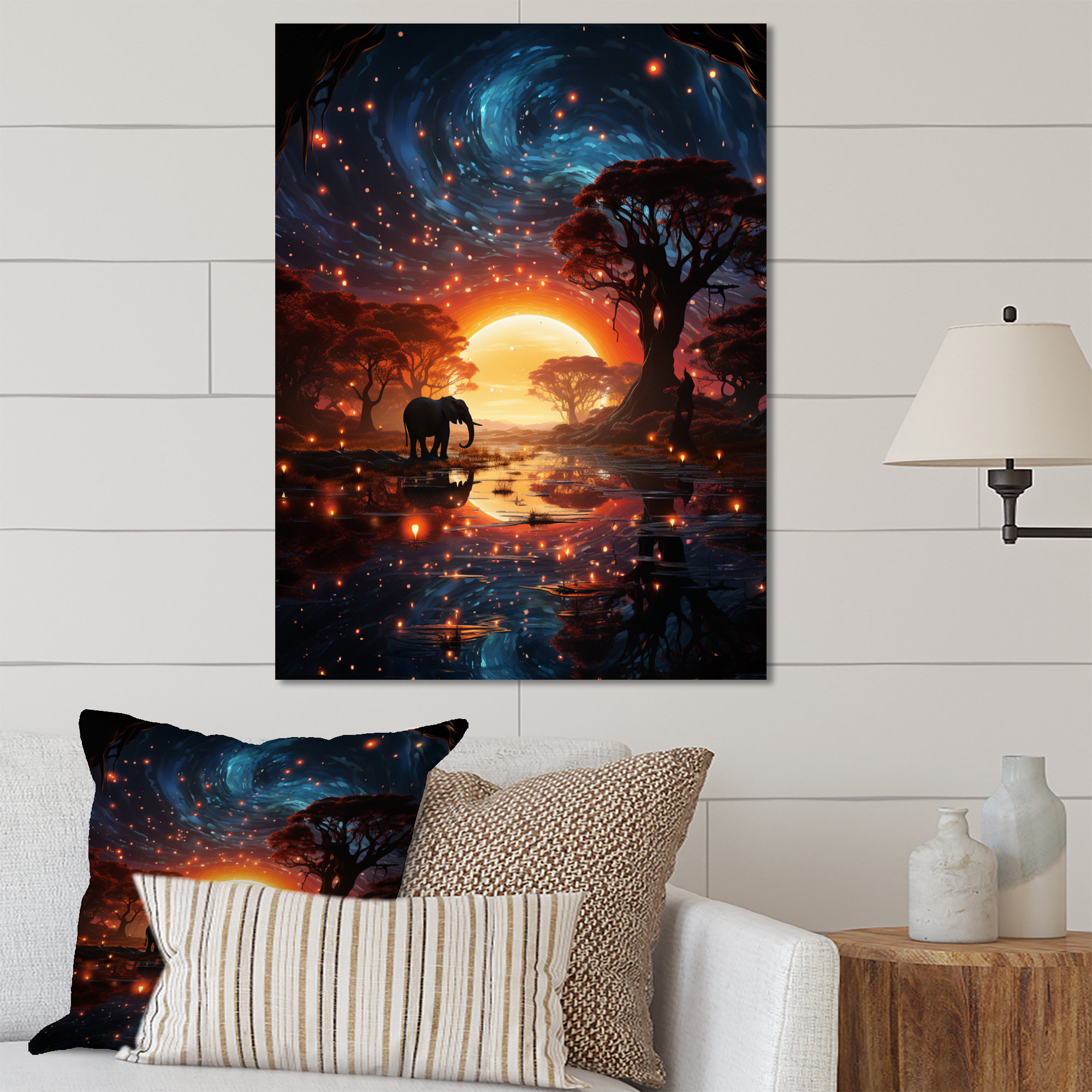 Dakota Fields African Celestial Safari II On Metal | Wayfair