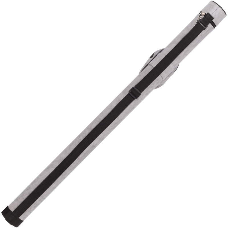Action ACRND 1x2 Round Hard Pool Cue Case - Light Gray, Light Gray