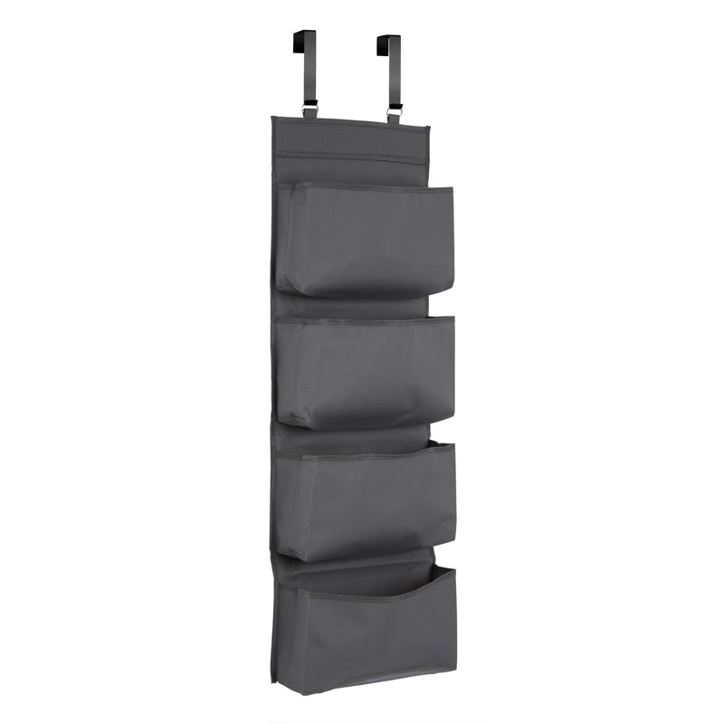 Teresa Fabric Overdoor Organiser, Grey