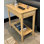 Table de bout en bois massif avec rangement Amreece
