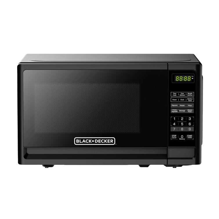 black and decker 0.7 cu ft microwave