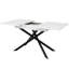 Extendable Metal Base Dining Table