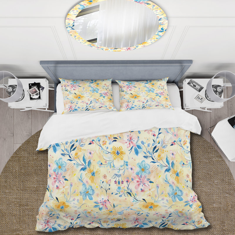 Ensemble de housse de couette Boho, Housse de couette très grand + 2 taies décorativ