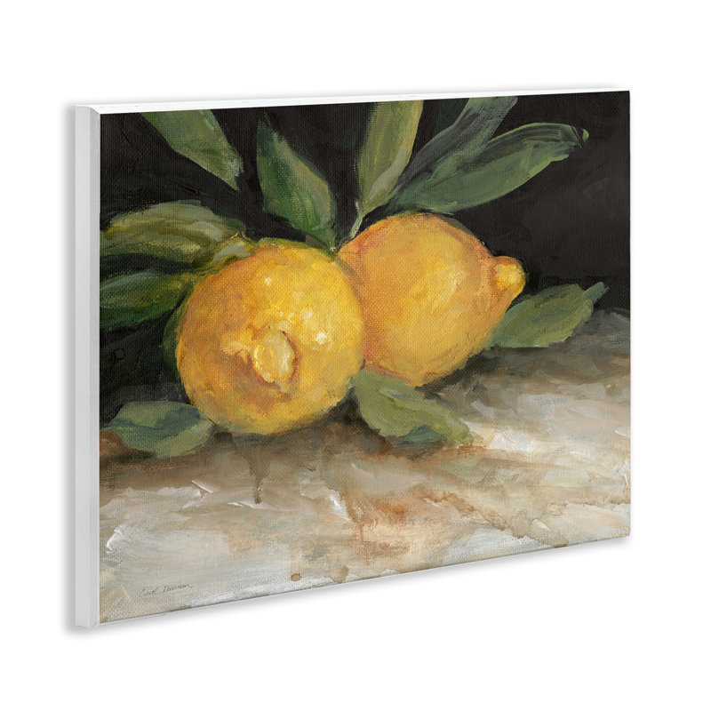 Art traditionnel duo de citrons traditionnels par Carol Robinson