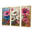 Toile avec cadre flottant or