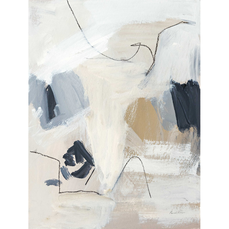 «Neutral Abstract II», reproduction sur toile, H 16 po x l 12 po