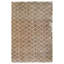 Tapis brun clair en laine noué à la main de conception unique 2000S 6 pi 2 po x 9 pi 4 po Olamide