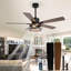 132 cm Ceiling Fan with Light Kit