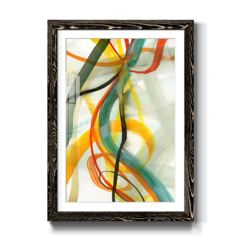 " Zen Succulent III ", Black Framed Paper, 44" H x 31" W x 1" D, White