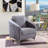 Modern Chic Accent Armchair, Bedroom Chair-627469652