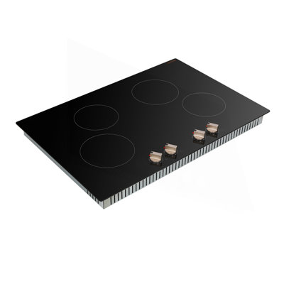 6600W 4 Burner Induction Cooktop Electric Countertop Burner Knob Control