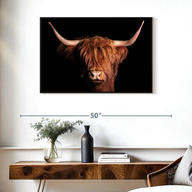 Brampt Highland Scottish Cow, H 25 po x l 37 po