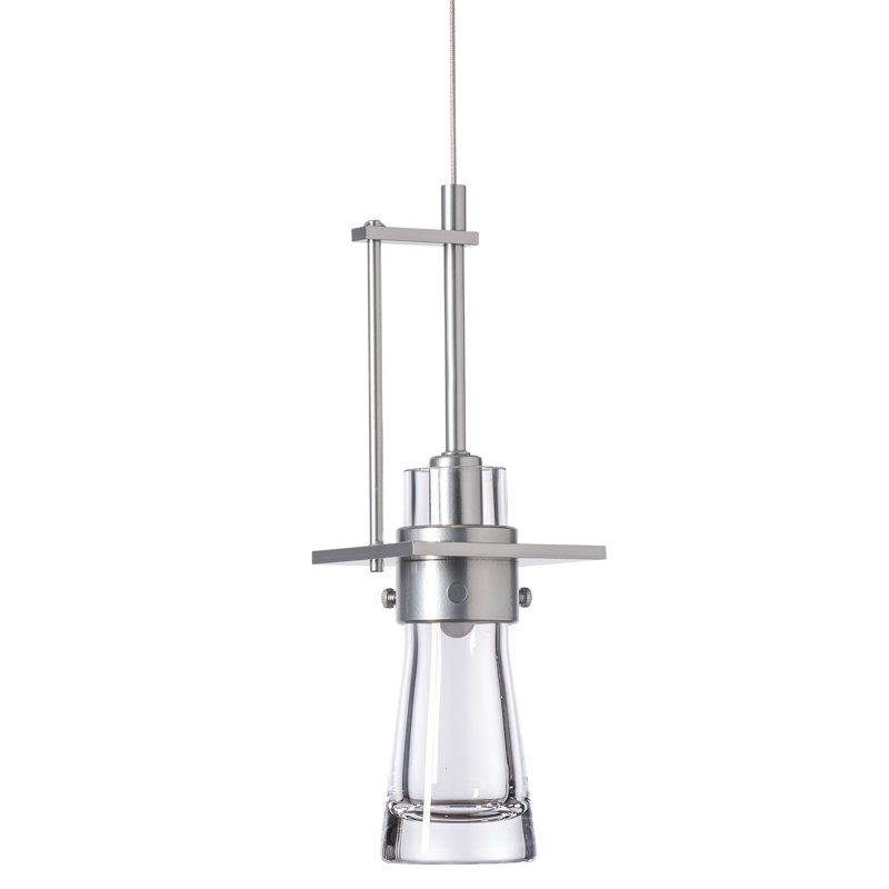 Erlenmeyer 1 - Light Single Bell Pendant, 12" H x 4" W x 4" D, Sterling
