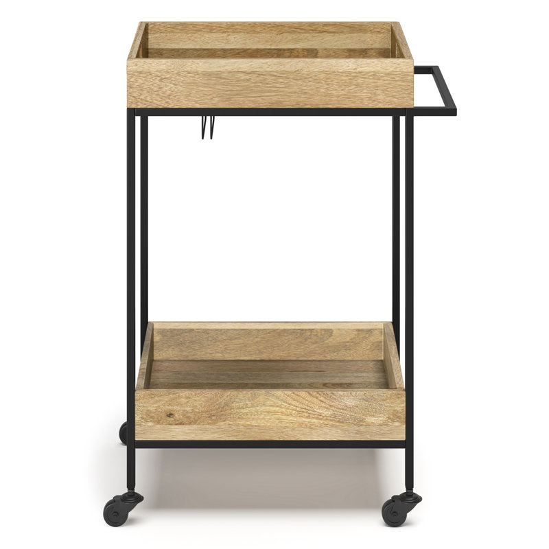 Moderne - Chariot-bar 24 po - Naturel
