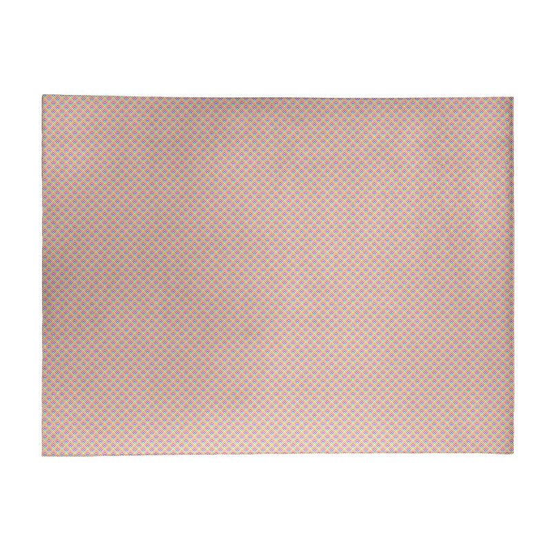 Tapis de zone jaune dégradé géométrique, Rectangle 9 pi x 12 pi