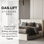 Lit tapissier avec rangement-316884318-315700234