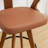 Swivel Upholstered Cane Back Bar Stools-592409349-592409353