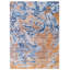 Tapis bleu marine en laine noué à la main de conception unique 9 pi x 12 pi 2 po Cassander