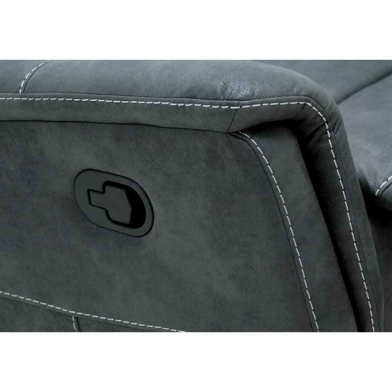 Fauteuil inclinable brun pivotant, Gris